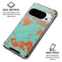 Turquoise and Orange Marble Google Pixel 10 Pro XL Clear Case